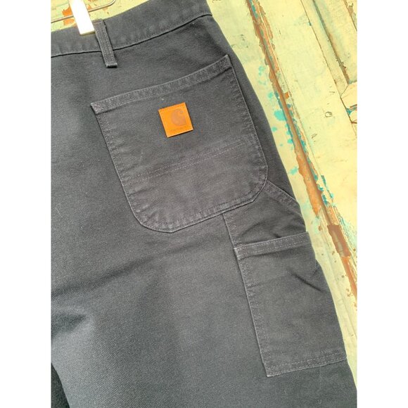 Carhartt Mens Loose Fit Originals B11-MDT 46x30 Midnight Blue Carpenter Jeans Wo - Picture 3 of 5
